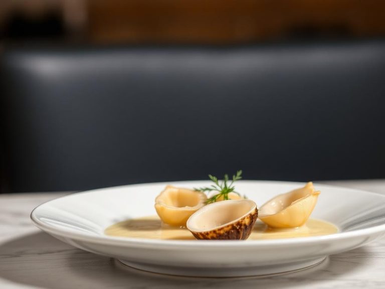 Abalone in Cider Cream Sauce