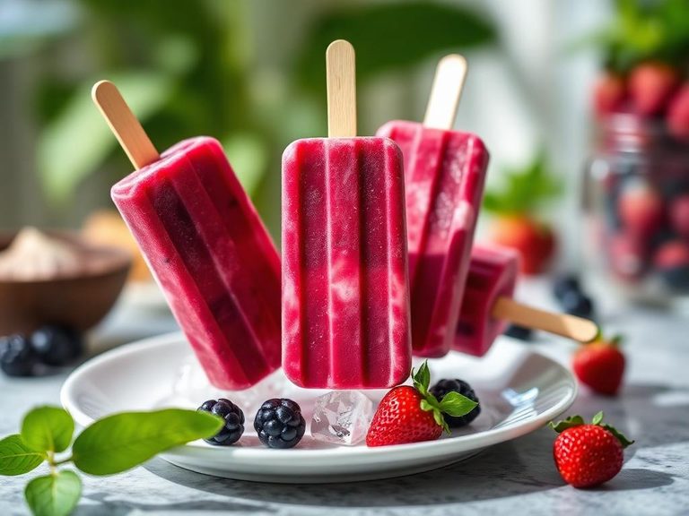Acai Berry Popsicles