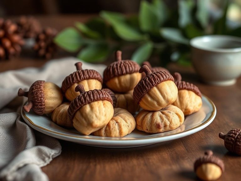 Acorn cookies