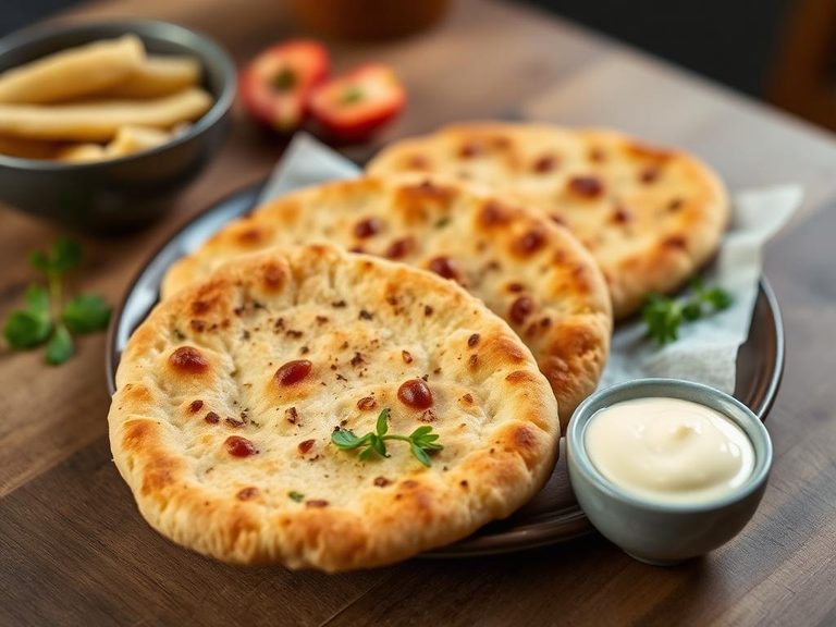 Acorn flour bread or flatbread