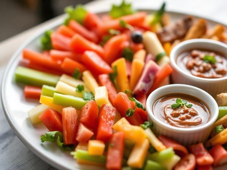 Added raw to crudité platters with dips