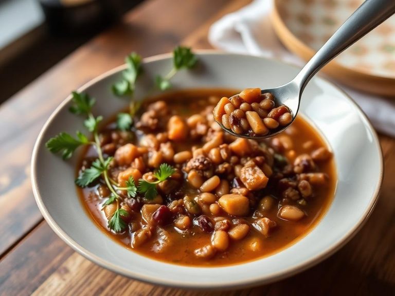 Added to a hearty bean or lentil soup