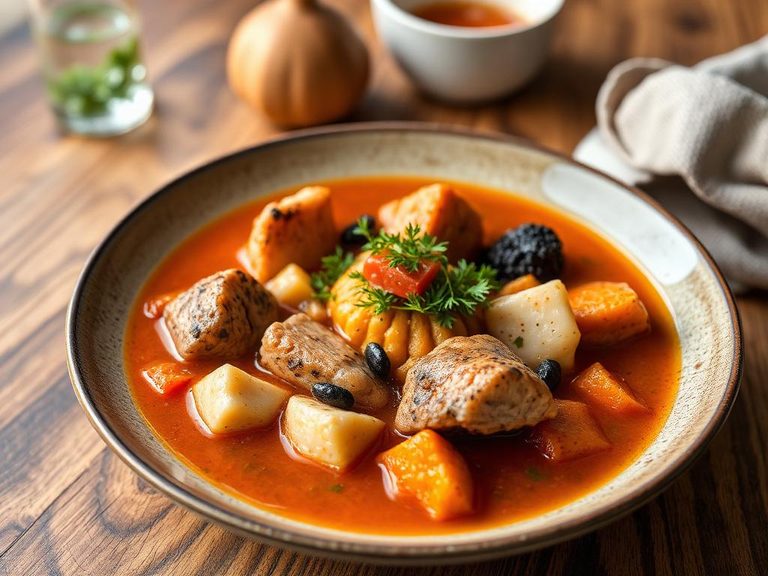 Added to fish stews or soups