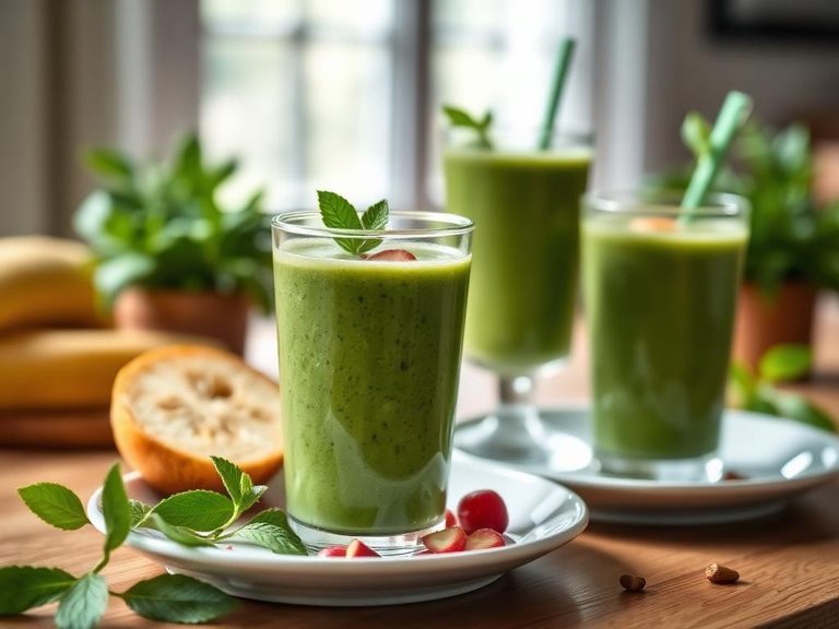 Added to green smoothies