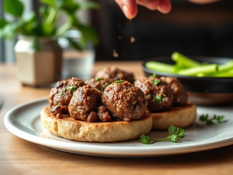 Added to ground meat for juiciness in burgers or meatballs