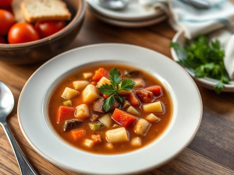 Added to minestrone or vegetable soups