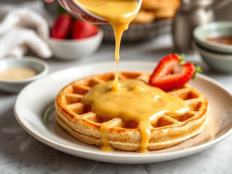 Added to pancake or waffle batter