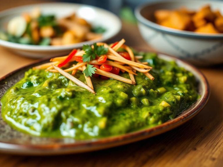 Added to Thai green curries