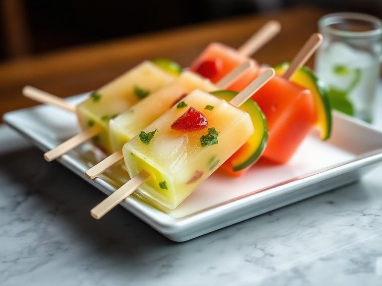 Adult Cocktail Pops (e.g., Margarita or Mojito)