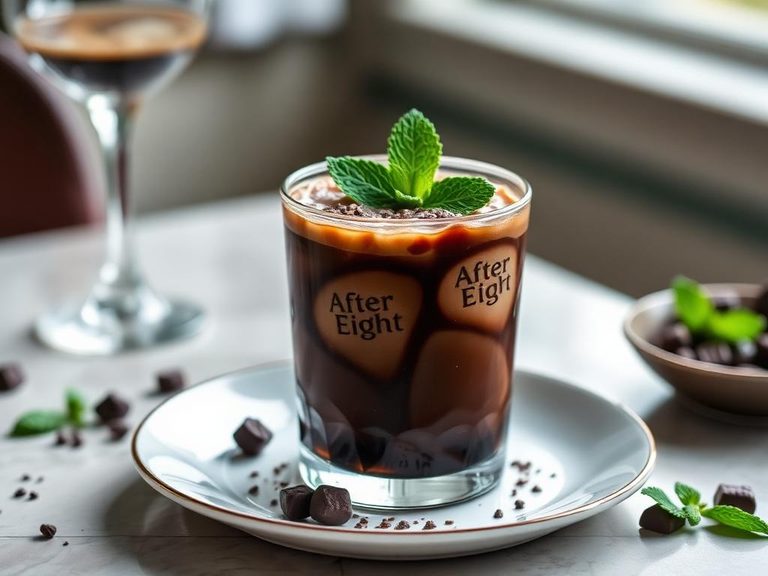 After Eight Mint Chocolate Cocktail