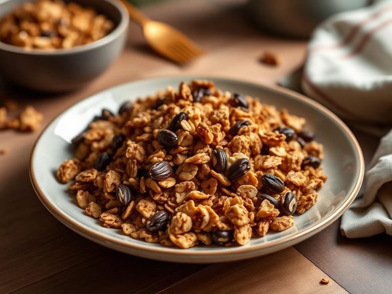 Agave-sweetened granola