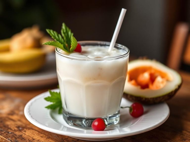 Agua de coco (Brazilian street drink)