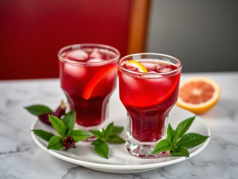 Agua de Jamaica (Mexican hibiscus cooler)