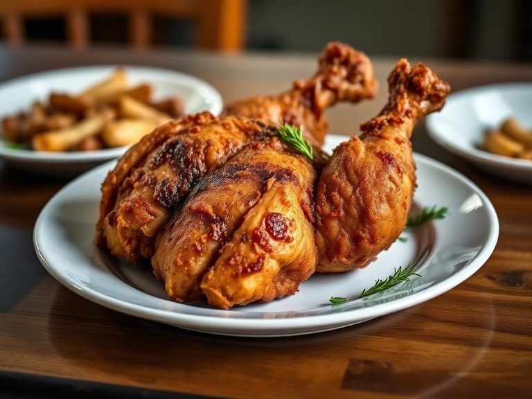 Air-Fried Cornish Game Hen