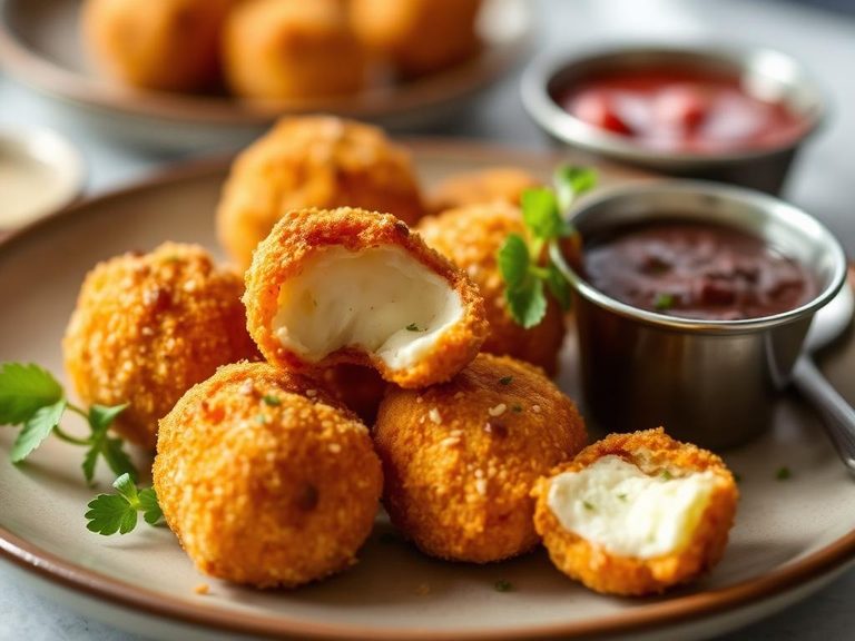 Air-Fried Mozzarella Bites