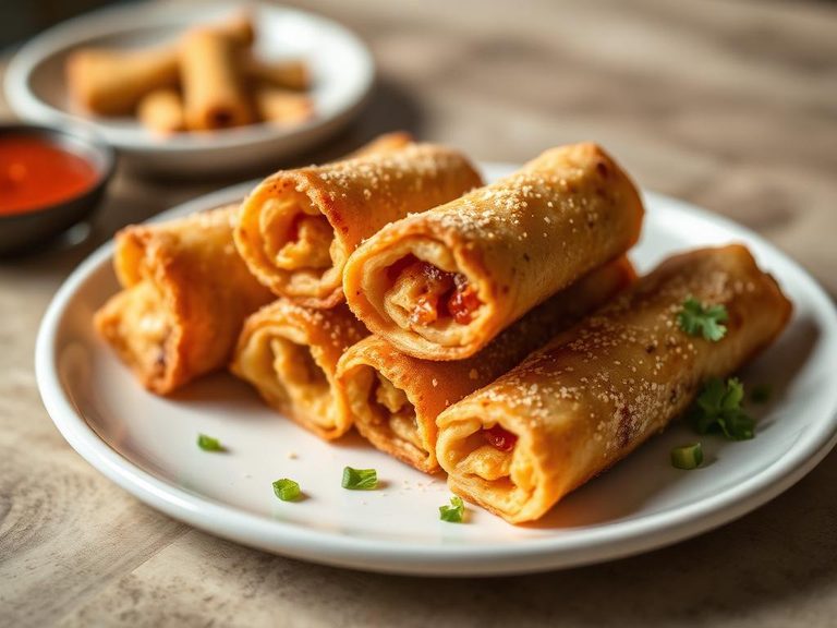 Air-Fried Pizza Rolls