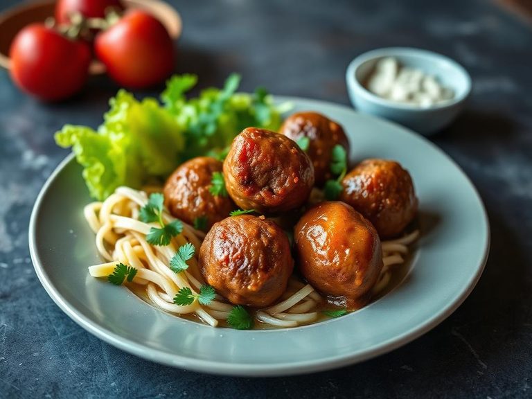 Albóndigas (Mexican Lamb Meatballs)