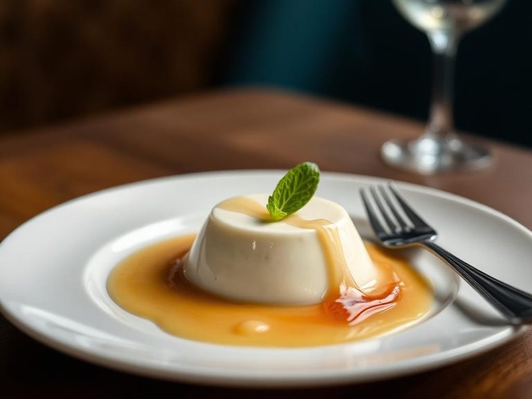 Alcoholic Panna Cotta