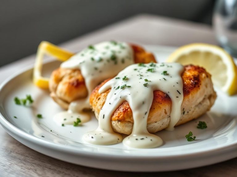 Alfredo-stuffed Chicken Breast