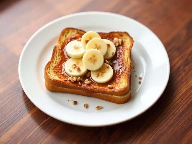 Almond Butter Banana Toast