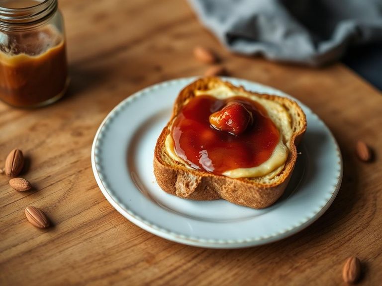 Almond Butter Toast with Jam