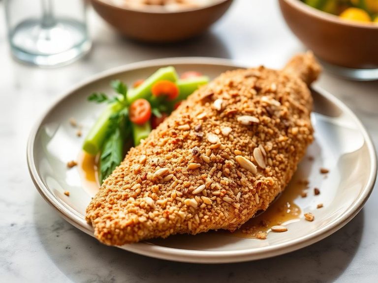 Almond Crusted Chicken or Fish