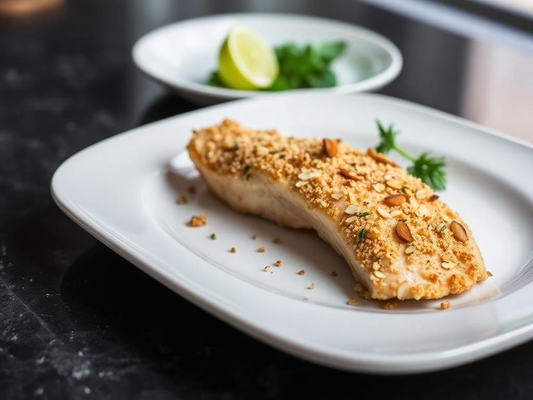 Almond-Crusted Fish or Chicken