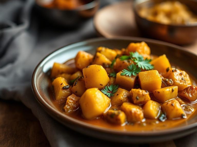 Aloo Posto (potatoes with poppy seeds)