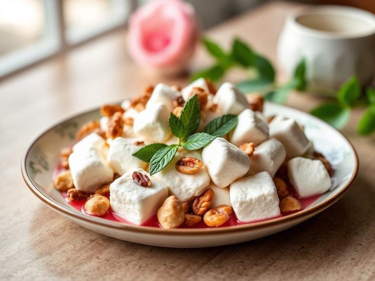 Ambrosia with Marshmallows and Nuts