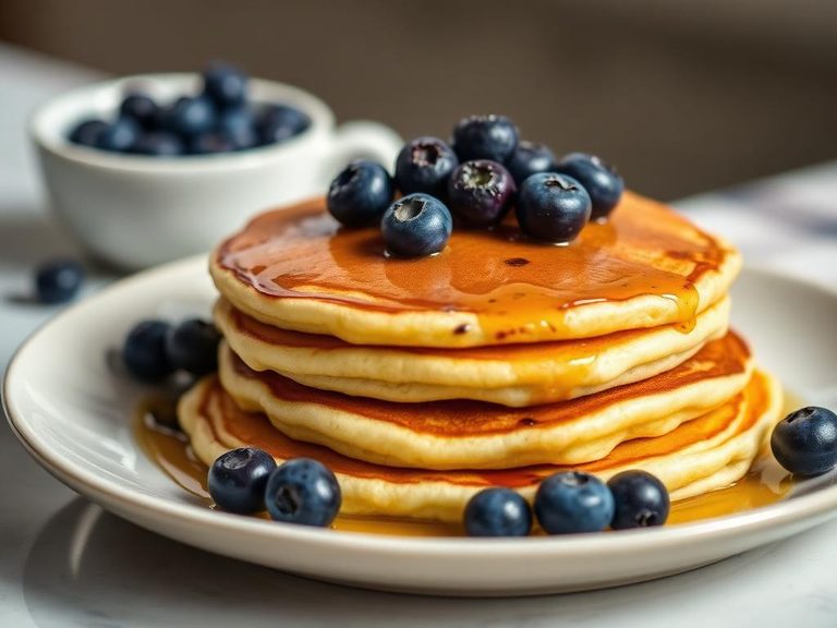 American Blueberry Pancakes