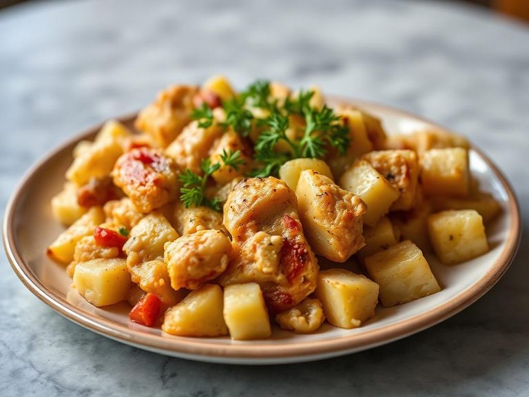 American Chicken and Potato Casserole