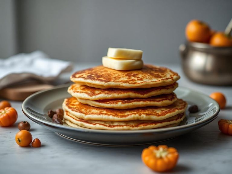 American-style buttermilk pancakes
