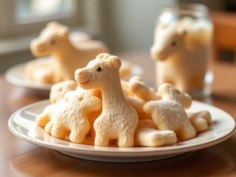 Animal crackers (iced or plain)