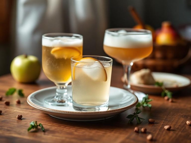 Apfelschorle (German apple spritzer)