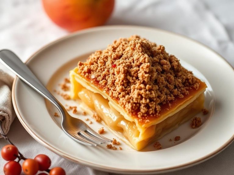 Apfelstrudel mit Streusel