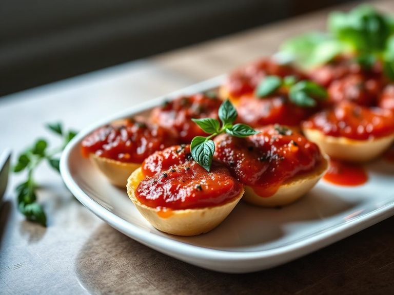 Appetizer with Marinara Sauce