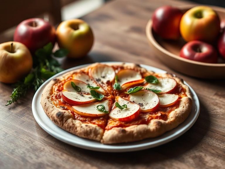 Apple and Brie Pizza