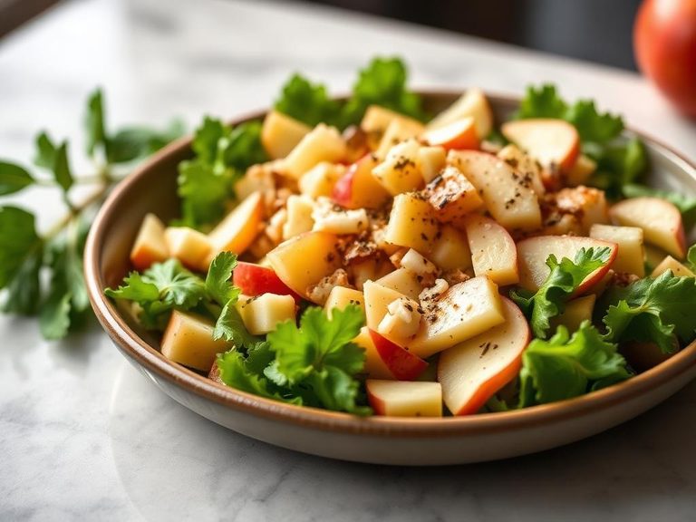 Apple and cheddar salad