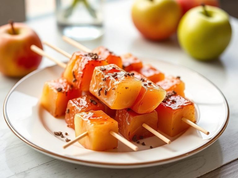 Apple Candy Skewers