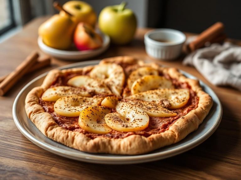 Apple Cinnamon Dessert Pizza