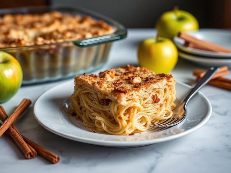 Apple-Cinnamon Noodle Kugel