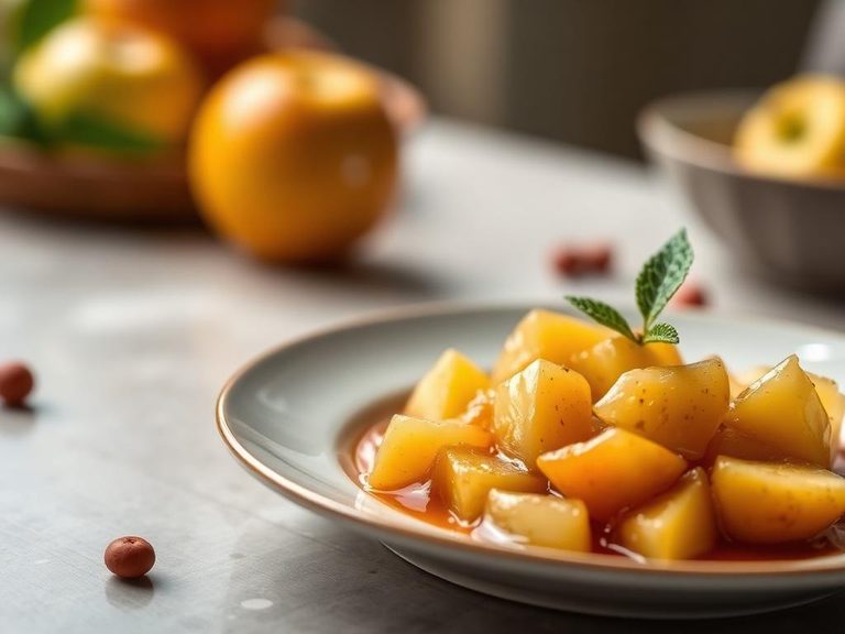 Apple compote