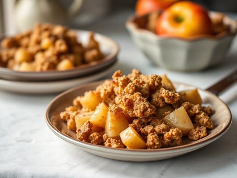 Apple crisp or crumble topping