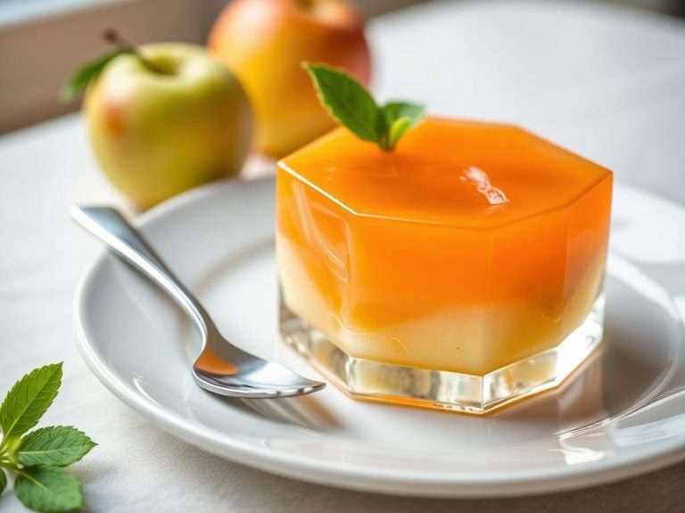 Apple Juice Gelatin Dessert