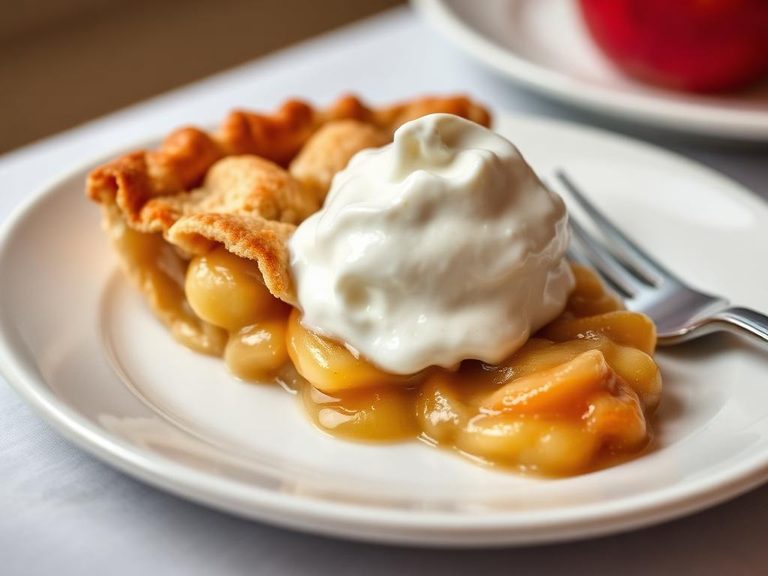 Apple pie à la mode