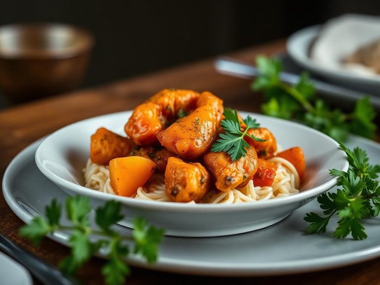 Apricot chicken (tagine)