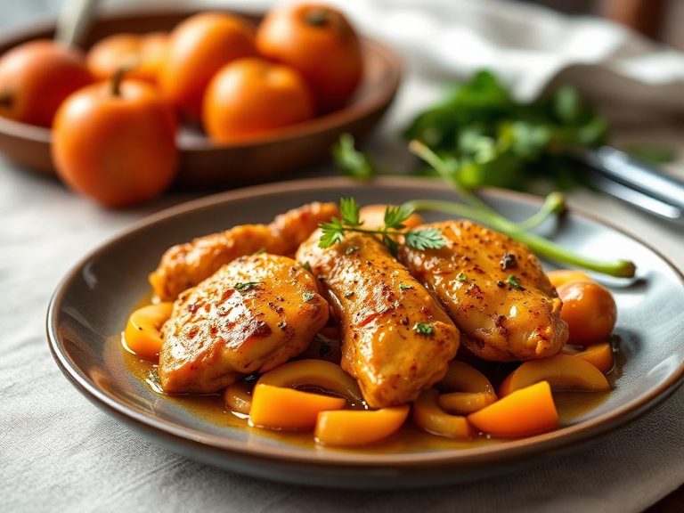 Apricot chicken