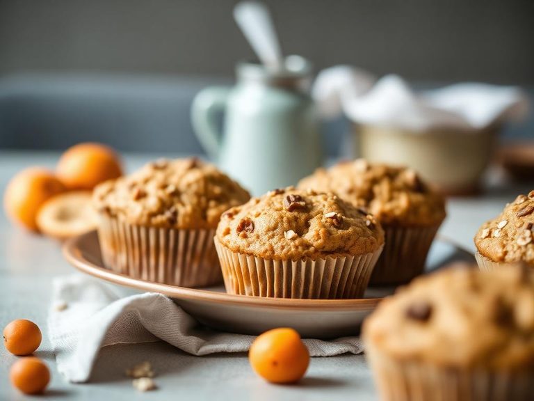 Apricot Oatmeal Muffins