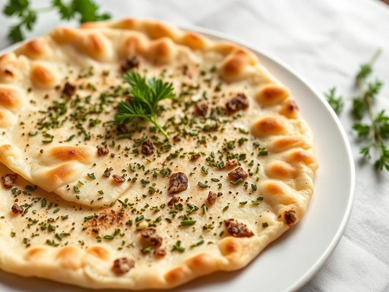 Armenian lavash with herbs