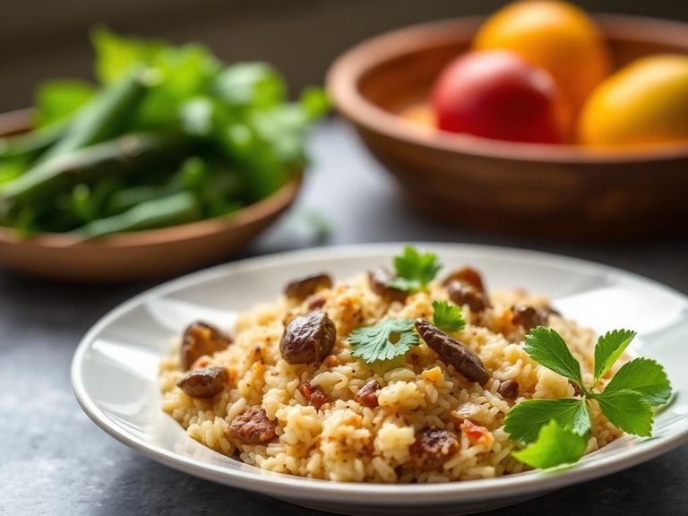 Arroz con Habichuelas Guisadas